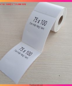 Giấy In Decal , Giấy In Tem Nhãn Vận Chuyển A7 75×100 ( 300 Tem )