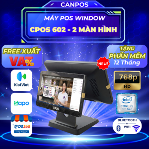 Máy pos cảm ứng Window CPOS 602 - 2 Màn hình 15.6 inch ( Mới ) 5 Máy pos cảm ứng Window CPOS 602 - 2 Màn hình 15.6 inch ( Mới )