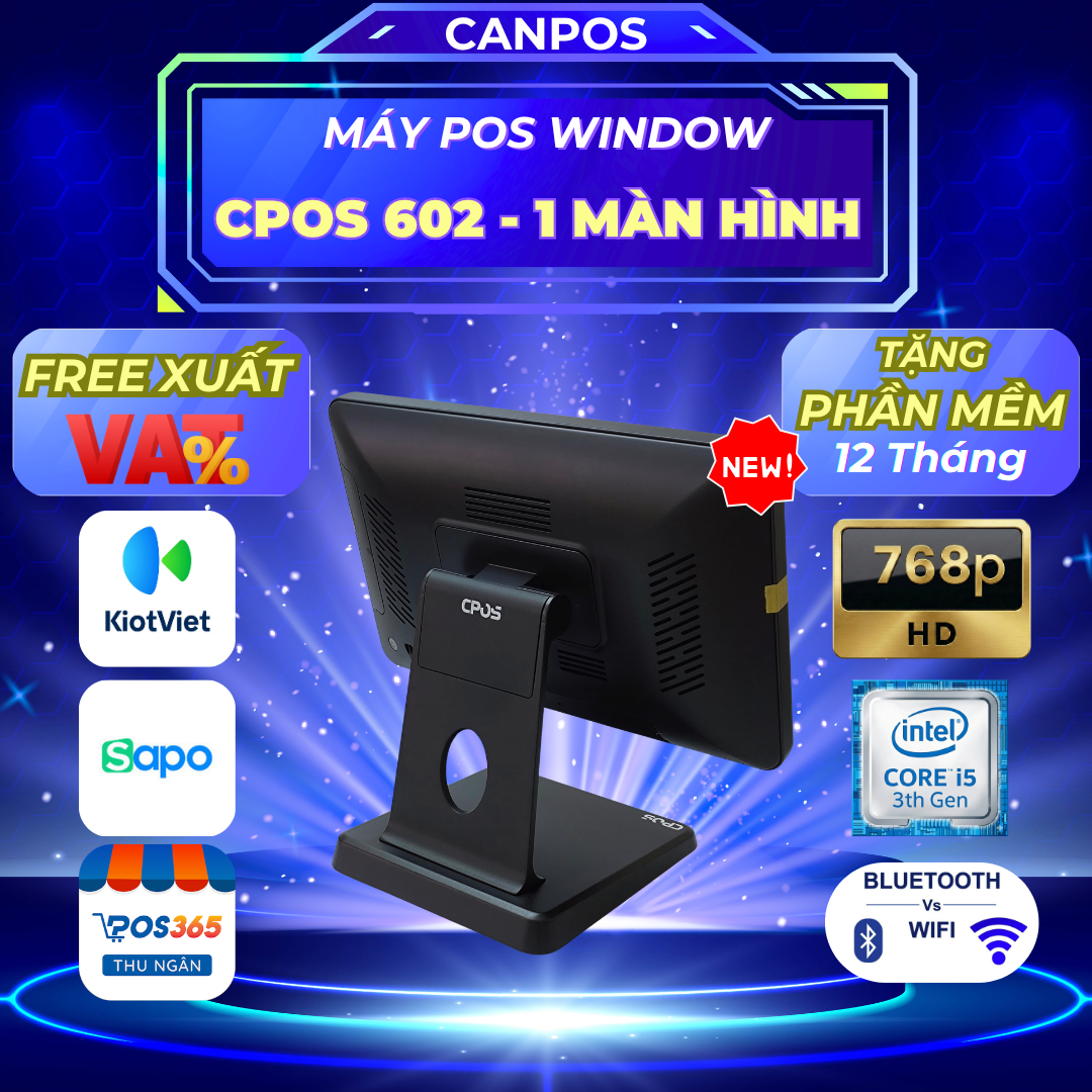 Bản sao của Xanh Tím Hiện Đại Tương Lai Hình Ảnh Sale Deal Ưu Đãi Sản Phẩm Đồ Công Nghệ Instagram Post (9) Máy tính tiền cảm ứng Window CPOS 602 - Màn Hình 15.6 inch ( Máy Mới )