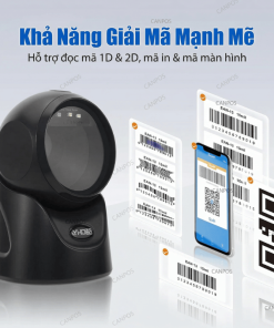 Máy quét mã vạch cao cấp YHD-9600D ( Quét mã vạch , Qr Code , CCCD ) 3 Máy quét mã vạch cao cấp YHD-9600D ( Quét mã vạch , Qr Code , CCCD )