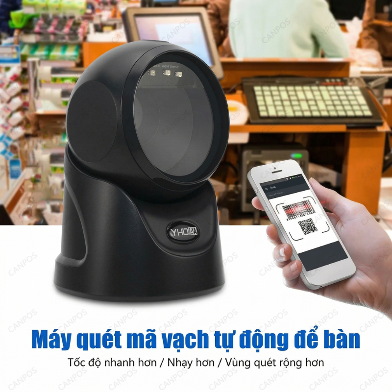 Thiết kế chưa có tên (20) Máy quét mã vạch cao cấp YHD-9600D ( Quét mã vạch , Qr Code , CCCD )