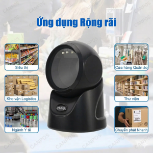 Máy quét mã vạch cao cấp YHD-9600D ( Quét mã vạch , Qr Code , CCCD )
