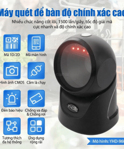 Máy quét mã vạch cao cấp YHD-9600D ( Quét mã vạch , Qr Code , CCCD ) 7 Máy quét mã vạch cao cấp YHD-9600D ( Quét mã vạch , Qr Code , CCCD )