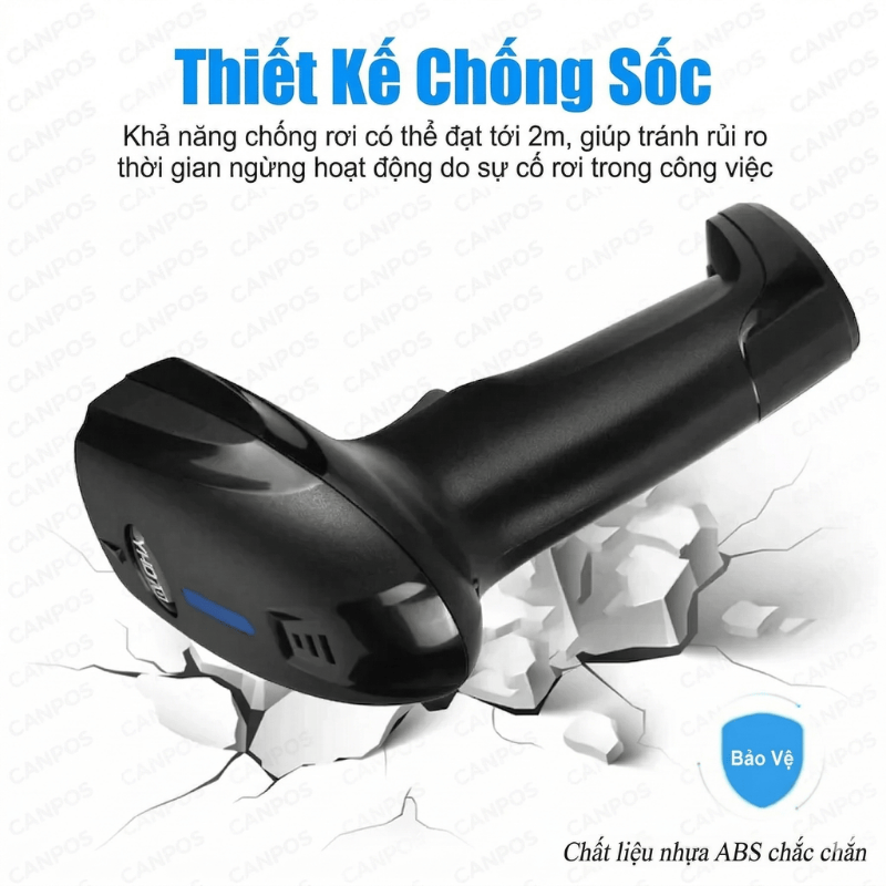Thiết kế chưa có tên (25) Máy quét không dây 2D YHD 1100DW , Quét mã Qr Code và mã vạch