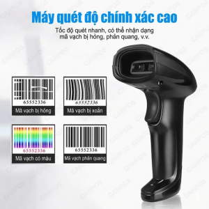 Máy quét có dây 2D YHD 1100D , Quét mã Qr Code và mã vạch
