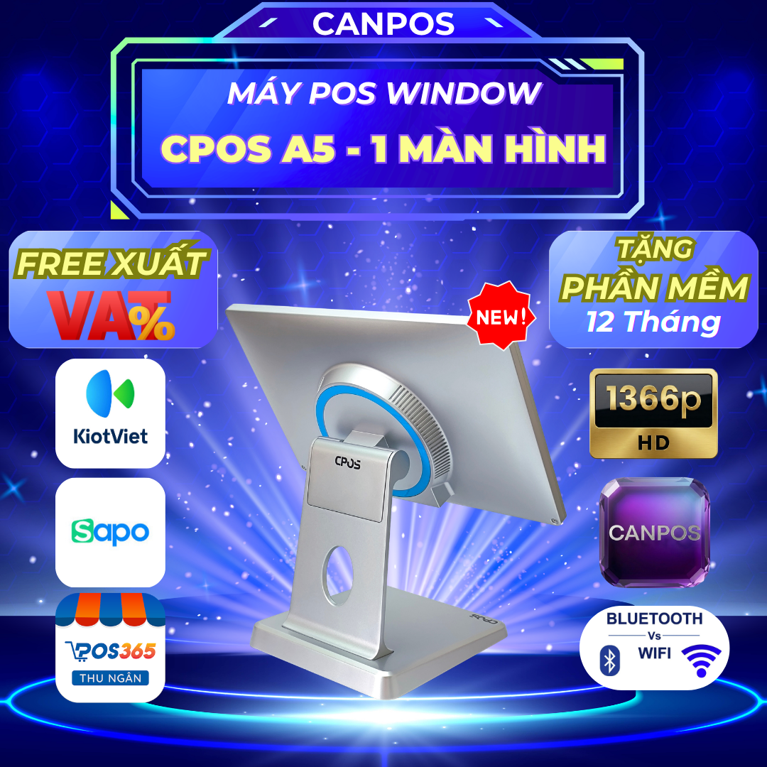 Xanh Tím Hiện Đại Tương Lai Hình Ảnh Sale Deal Ưu Đãi Sản Phẩm Đồ Công Nghệ Instagram Post (5) Máy bán hàng Android CPOS A5 - Màn hình cảm ứng 15.6 inch ( NEW 100% )