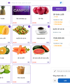 Phần mềm quản lý bán hàng CANPOS ( Gói Lắp đặt trực tiếp ) 1 Phần mềm quản lý bán hàng CANPOS ( Gói Lắp đặt trực tiếp )