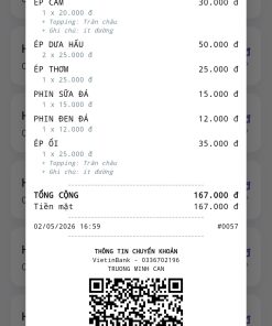 Phần mềm quản lý bán hàng CANPOS ( Gói hỗ trợ Online ) 9 Phần mềm quản lý bán hàng CANPOS ( Gói hỗ trợ Online )