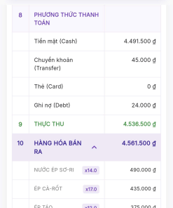 Phần mềm quản lý bán hàng CANPOS ( Gói hỗ trợ Online ) 8 Phần mềm quản lý bán hàng CANPOS ( Gói hỗ trợ Online )