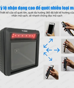 Máy quét mã vạch cao cấp YHD-9400D chuyên quét Mã Vạch , Mã QR cho siêu thị bán lẻ 3 Máy quét mã vạch cao cấp YHD-9400D chuyên quét Mã Vạch , Mã QR cho siêu thị bán lẻ