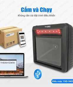 Máy quét mã vạch cao cấp YHD-9400D chuyên quét Mã Vạch , Mã QR cho siêu thị bán lẻ 4 Máy quét mã vạch cao cấp YHD-9400D chuyên quét Mã Vạch , Mã QR cho siêu thị bán lẻ